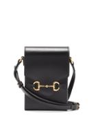 Matchesfashion.com Gucci - 1955 Horsebit Micro Leather Shoulder Bag - Mens - Black