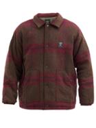 Matchesfashion.com South2 West8 - Shaggy Checked Wool-blend Coach Jacket - Mens - Brown Multi