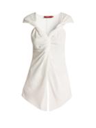 Sies Marjan Bridget Twisted-front Crepe Top