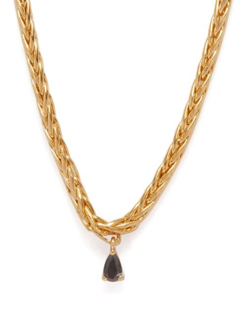 Yvonne Lon - Diamond & 18kt Gold Necklace - Womens - Yellow Gold
