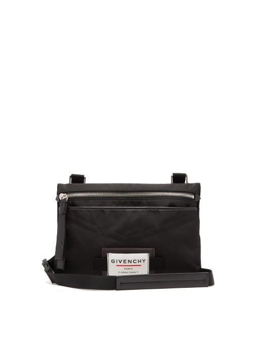 Matchesfashion.com Givenchy - Downtown Flat Cross Body Bag - Mens - Black