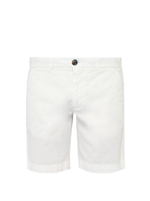 Matchesfashion.com J.w. Brine - Chris Cannete Cotton Shorts - Mens - White