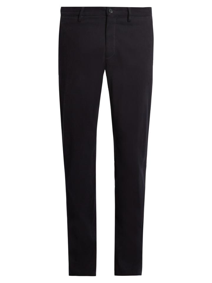 Ermenegildo Zegna Straight-leg Cotton Chino Trousers