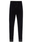 Tom Ford - Drawstring Cotton-blend Velour Track Pants - Mens - Black