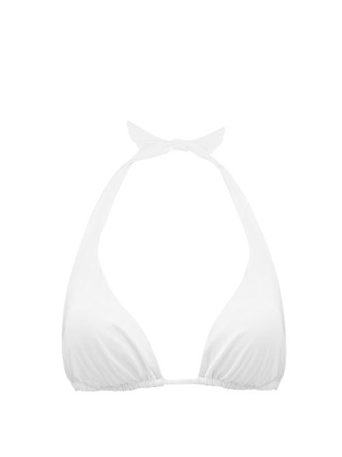 Matchesfashion.com Dolce & Gabbana - Halterneck Bikini Top - Womens - White