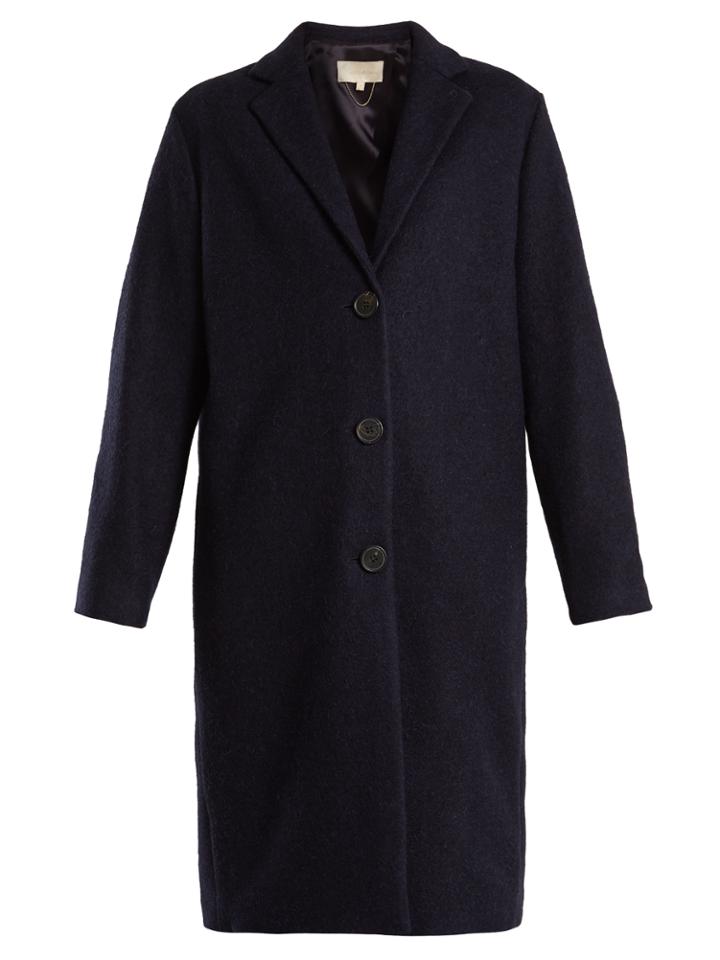Vanessa Bruno Hemrick Peak-lapel Wool And Alpaca-blend Coat