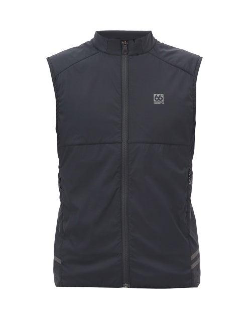 66 North - Krsnes Padded-shell Gilet - Mens - Black