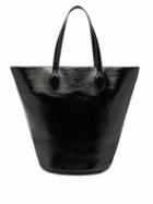 Matchesfashion.com Khaite - Osa Medium Patent-leather Tote Bag - Womens - Black