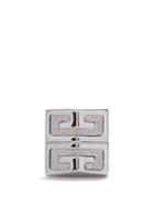 Givenchy - 4g-logo Stud Earrings - Womens - Silver