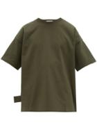 Matchesfashion.com Bottega Veneta - Box Fit Cotton Jersey T Shirt - Mens - Khaki
