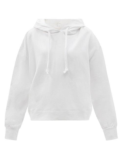 Ladies Rtw Skin - Elsie Drawstring Cotton-blend Sweatshirt - Womens - White