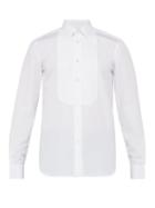 Matchesfashion.com Saint Laurent - Piqu Bib Cotton Poplin Dinner Shirt - Mens - White