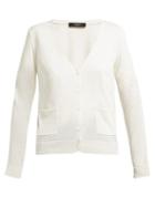 Matchesfashion.com Weekend Max Mara - Navata Cardigan - Womens - White