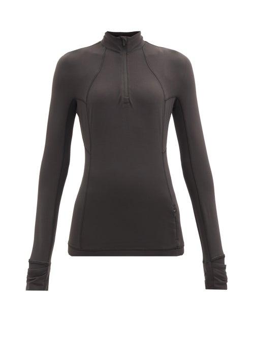 Lululemon - Runderful Half Zip Technical-jersey Jacket - Womens - Black