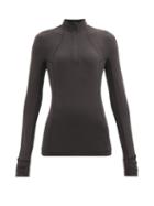 Lululemon - Runderful Half Zip Technical-jersey Jacket - Womens - Black