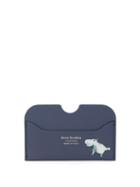 Matchesfashion.com Acne Studios - Hippopotamus Print Leather Cardholder - Womens - Blue Multi