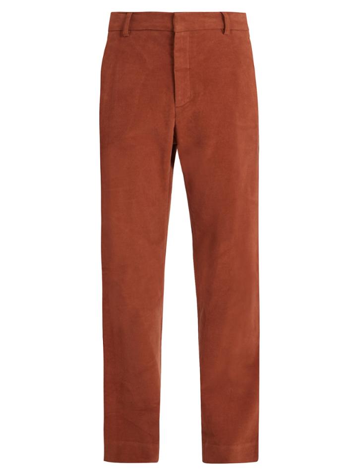Sies Marjan Straight-leg Cotton-twill Trousers