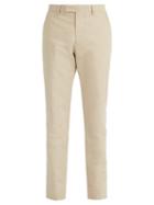 Matchesfashion.com Salle Prive - Gehry Cotton Blend Chino Trousers - Mens - Light Brown