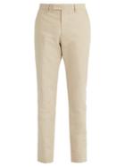Matchesfashion.com Salle Prive - Gehry Cotton Blend Chino Trousers - Mens - Light Brown