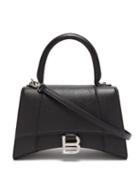 Matchesfashion.com Balenciaga - Hourglass S Grained Leather Bag - Womens - Black