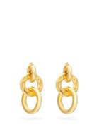 Matchesfashion.com Jil Sander - Triple Hoop Brass Earrings - Womens - Gold