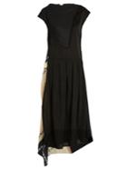 Loewe Scarf-panelled Linen Dress