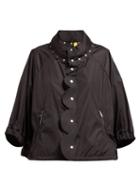 Matchesfashion.com 6 Moncler Noir Kei Ninomiya - Scallop Edged High Neck Shell Jacket - Womens - Black