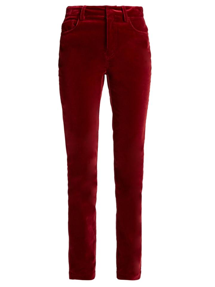 Dolce & Gabbana Slim-leg Velvet Trousers