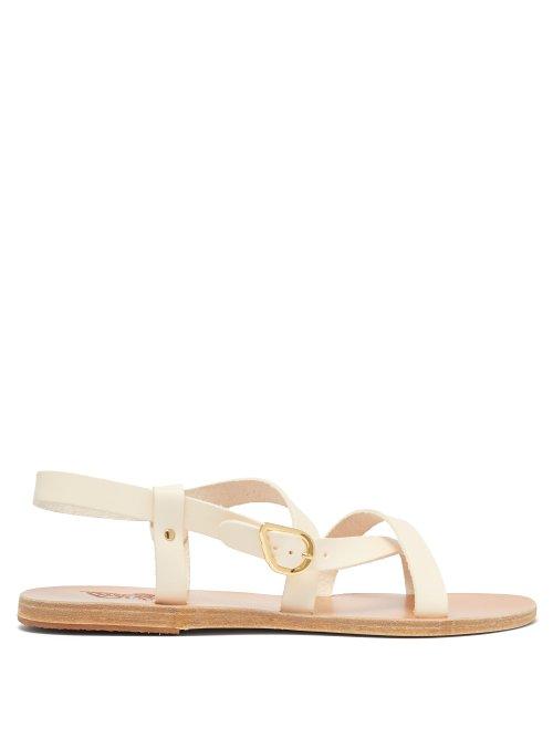 Matchesfashion.com Ancient Greek Sandals - Ambrosia Leather Sandals - Womens - White