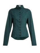 Lemaire Stand Collar Button-fastening Cotton Shirt