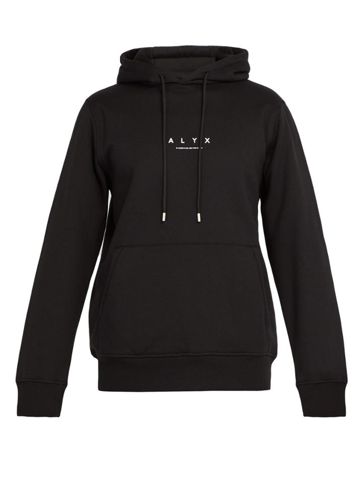 1017 Alyx 9sm Recycled Cotton-blend Hooded Sweatshirt
