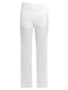 Casa Nata Tie-side Cotton-voile Trousers