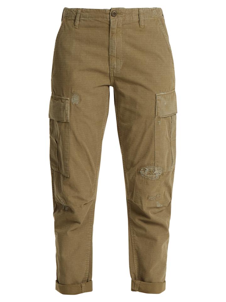 Re/done Originals Cargo Cotton Trousers