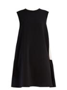 Matchesfashion.com Roksanda - Fuji Bi Colour Cady Dress - Womens - Black White