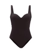 Matchesfashion.com Casa Raki - Sol Padded-cup Swimsuit - Womens - Black
