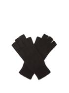 Khaite - Kai Cashmere Fingerless Gloves - Womens - Black