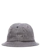 Matchesfashion.com Holiday Boileau - Striped Cotton Canvas Bucket Hat - Mens - Navy Multi