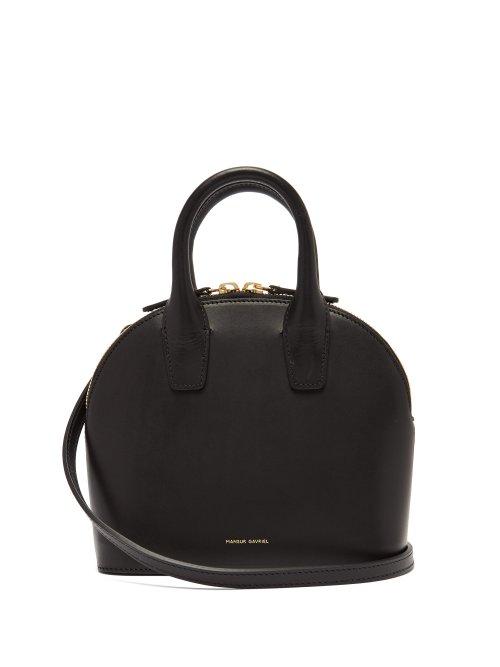 Matchesfashion.com Mansur Gavriel - Top Handle Mini Leather Bag - Womens - Black Multi