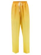 F.r.s - For Restless Sleepers - Jeff Silk-satin Pyjama Trousers - Womens - Yellow Gold