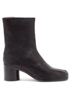 Ladies Shoes Maison Margiela - Tabi Split-toe Leather Ankle Boots - Womens - Black
