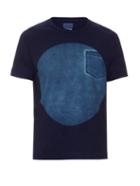 Blue Blue Japan Circle-print Cotton T-shirt