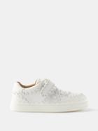 Chlo - Lauren Whipstitched Leather Trainers - Womens - White