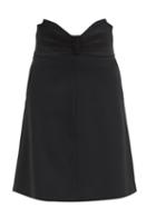 Matchesfashion.com Redvalentino - Pleated Wool-blend Skirt - Womens - Black