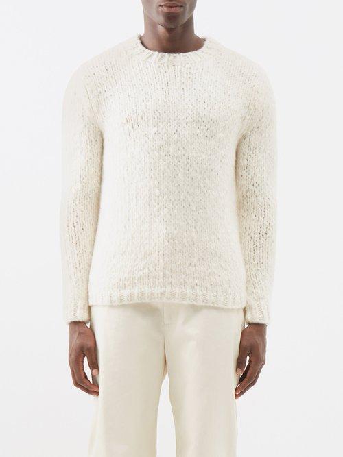 Gabriela Hearst - Lawrence Crew-neck Cashmere Sweater - Mens - Cream