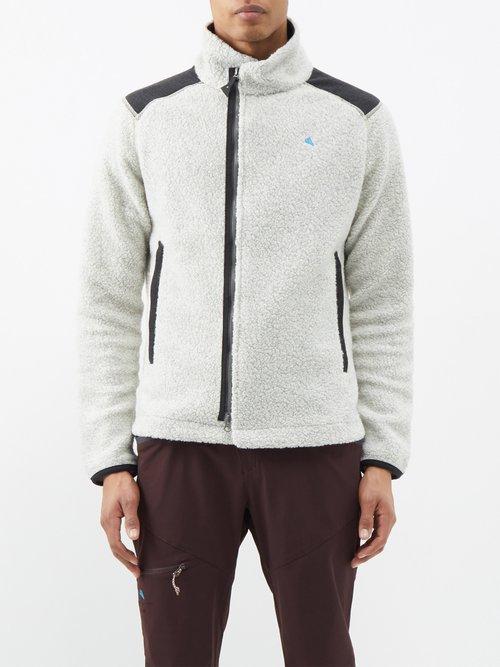 Klttermusen - Skoll Zipped Recycled Wool-blend Fleece Jacket - Mens - Grey