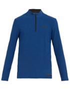 Matchesfashion.com Castore - Marshall Quarter Zip Mesh Panel Jacket - Mens - Blue