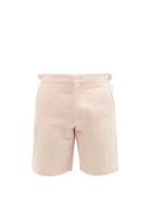 Matchesfashion.com Orlebar Brown - Norwich Linen Shorts - Mens - Light Pink