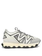 Matchesfashion.com Lanvin - Lightening Panelled Leather Trainers - Mens - White Multi