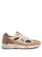 Mens Shoes New Balance - 992 Suede And Mesh Trainers - Mens - Light Brown