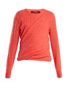 Matchesfashion.com Sies Marjan - Libbie Cable Knit Cashmere Sweater - Womens - Pink